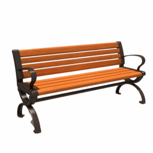 Outdoor Wooden Bench for home and Parks with 150cm Length