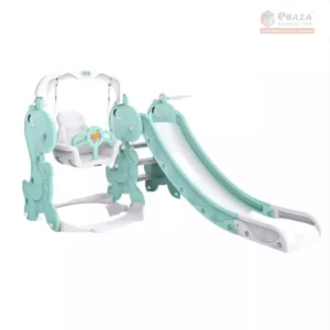 Ebaza Garden Toys: Kids Plastic Slide Swing for Indoor Play