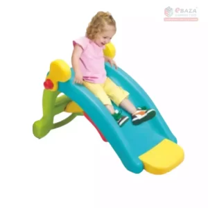 Ebaza Garden Toys: Colourful Two in One Slide and Rocking Chair