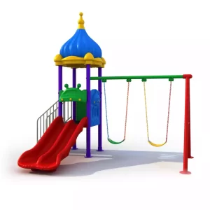 Outdoor Playground Swing Slide | Versatile Fun for Ages 3-15 | Ebaza Gardens