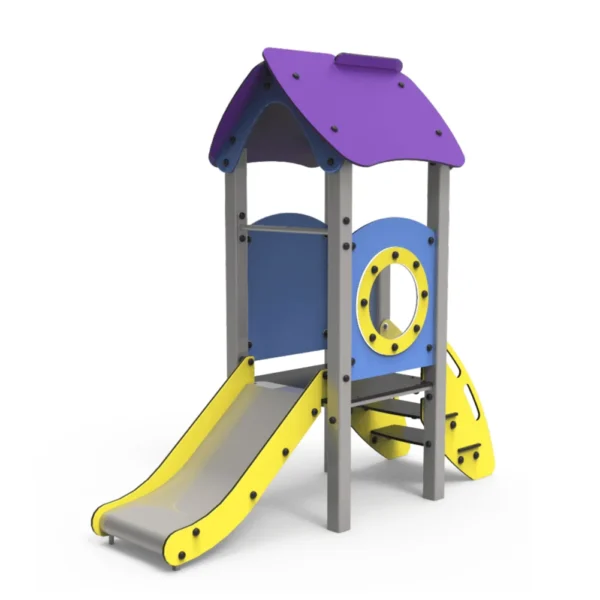 Outdoor Slide Tower Playground