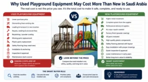 Used vs New Playground Equipment Cost Comparison in Saudi Arabia