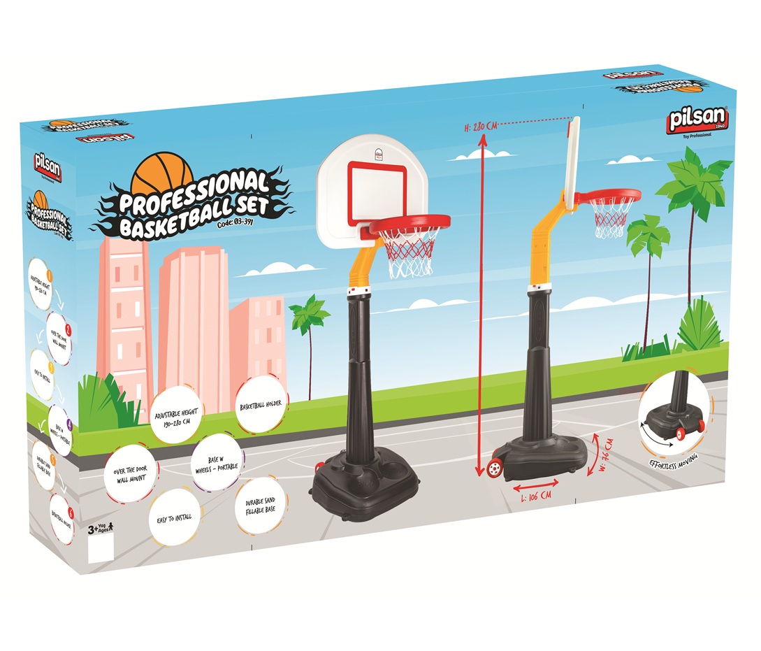 Professional Kids Basketball Set – 138×75.5×20 cm