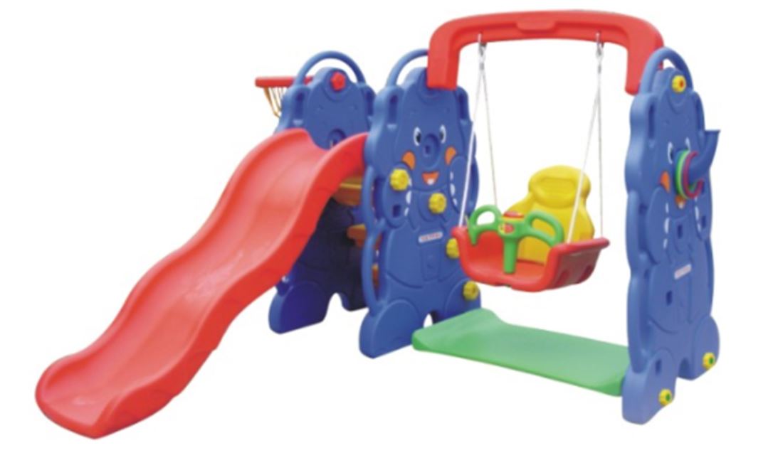 Elephant Slide & Swing with Hoop