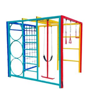 Climbing & Swings Playset for Kids – 250×250×250 cm
