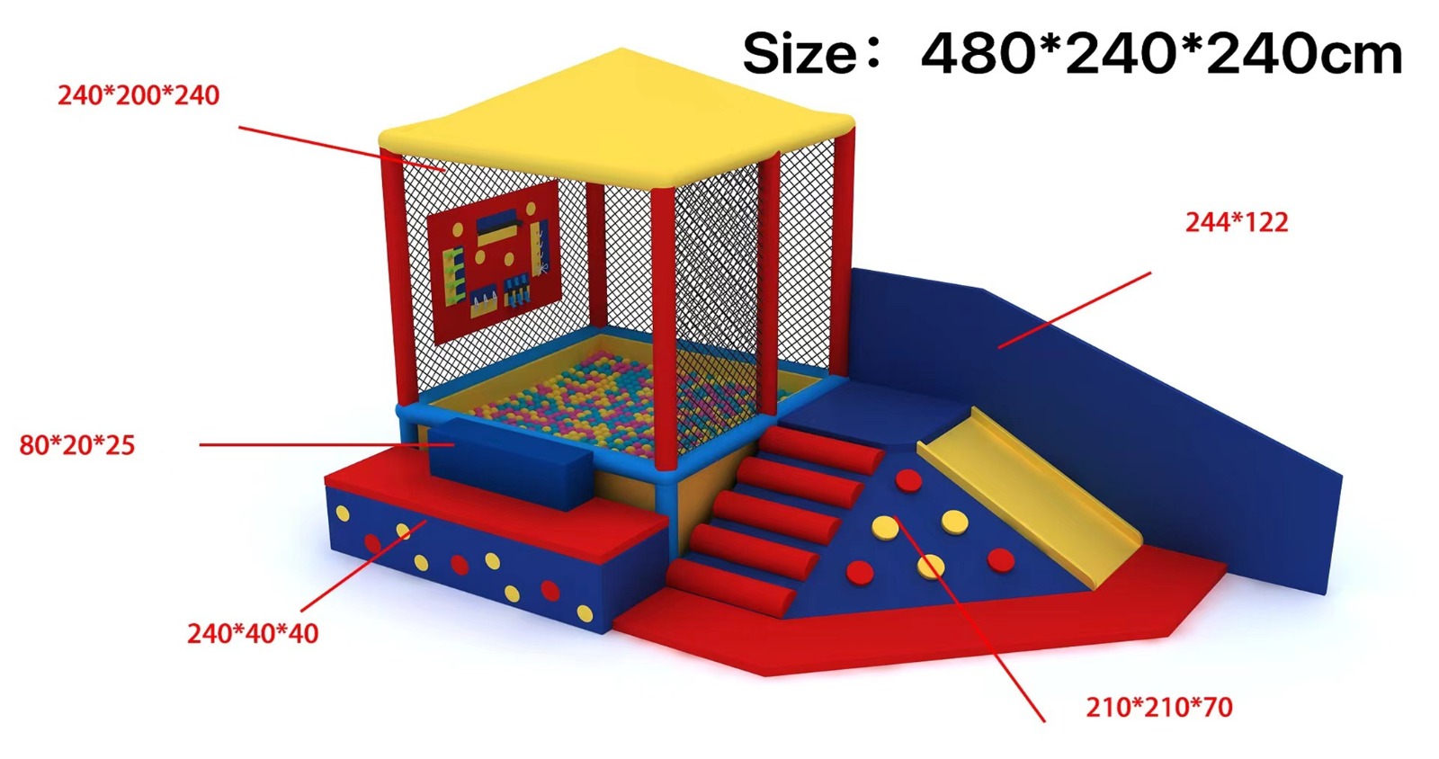 Complete Soft Play Activity Unit (Balls Not Included)