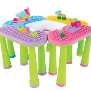 Activity & Blocks Table, 42 Pieces with Storage