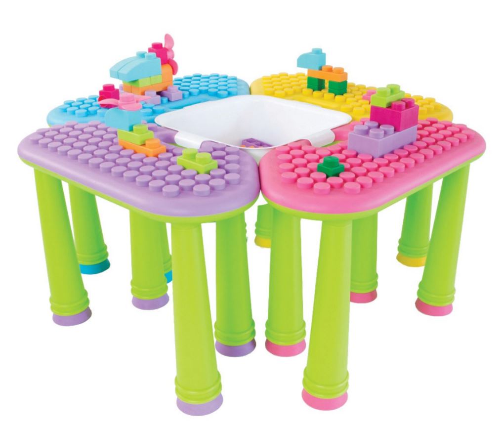 Activity & Blocks Table, 42 Pieces with Storage