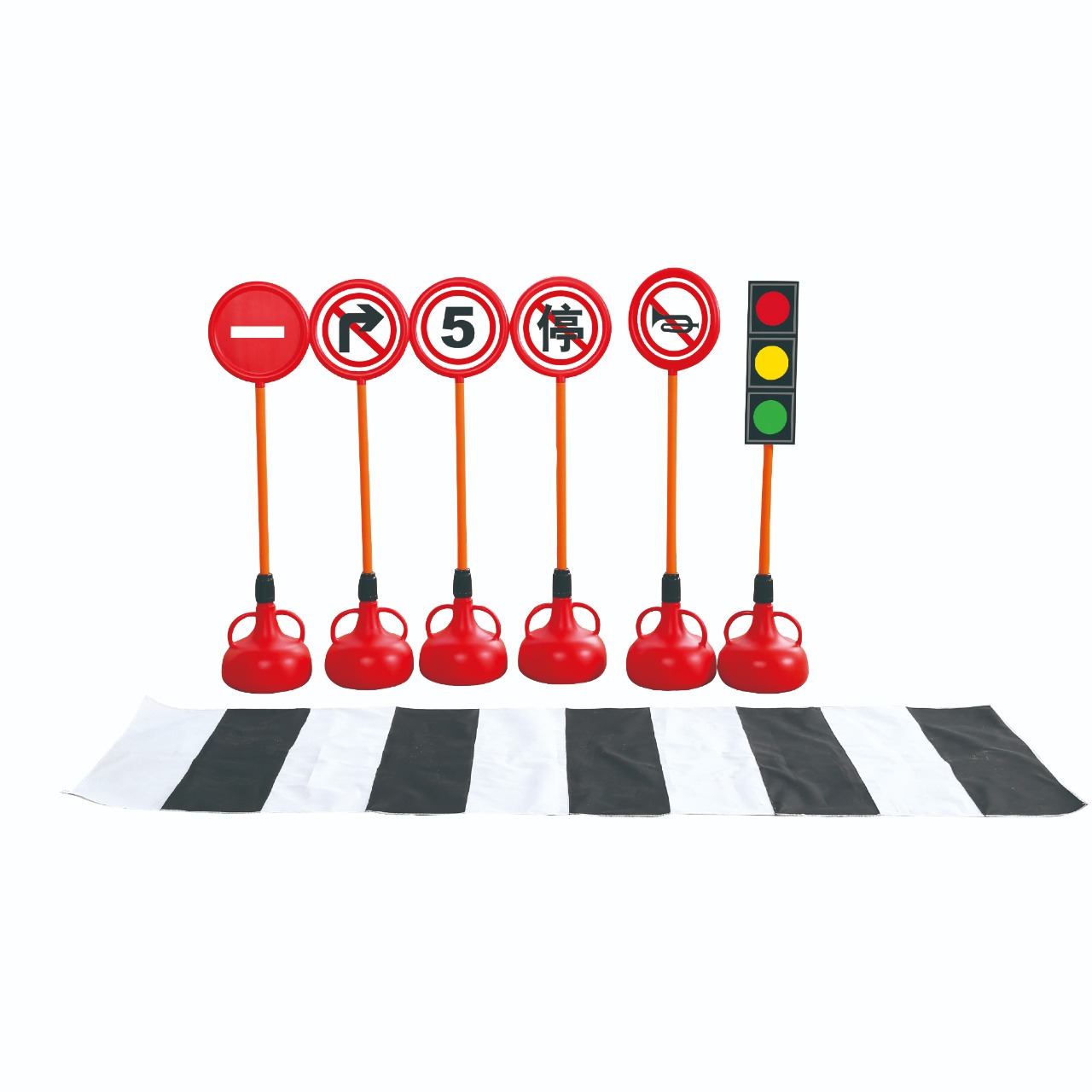Educational Traffic Signs Set – 79×52×60 cm