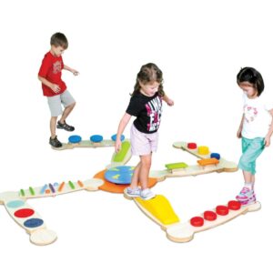 Wooden Balance Boards Set – 6 Different Boards