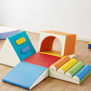 Varied Soft Play Exercise Corner – 180×180×60 cm