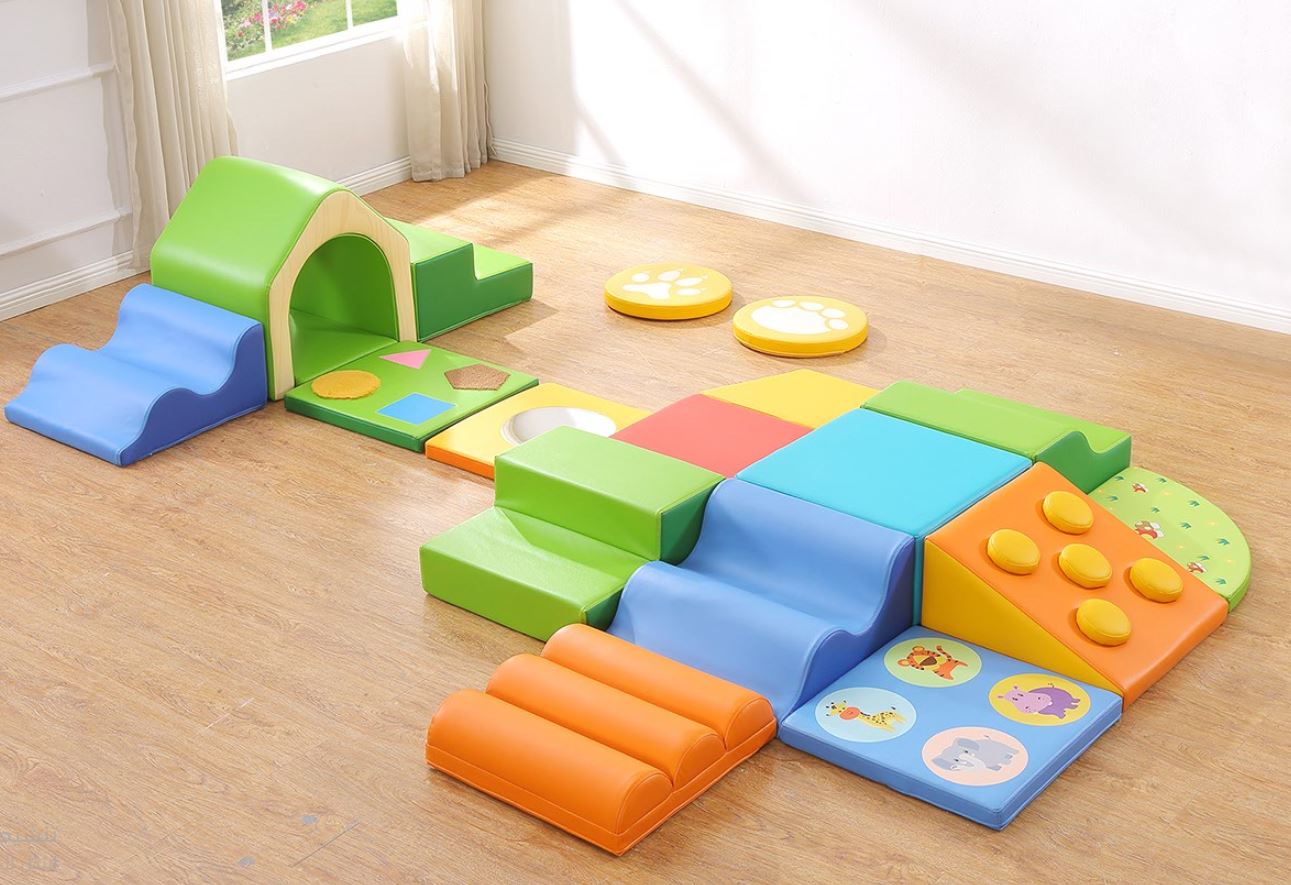 Multi-Activity Soft Play Corner – 200×300×50 cm