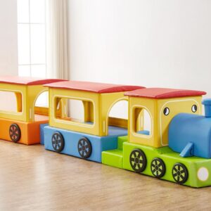 Soft Play Color Train – 486×81×91 cm