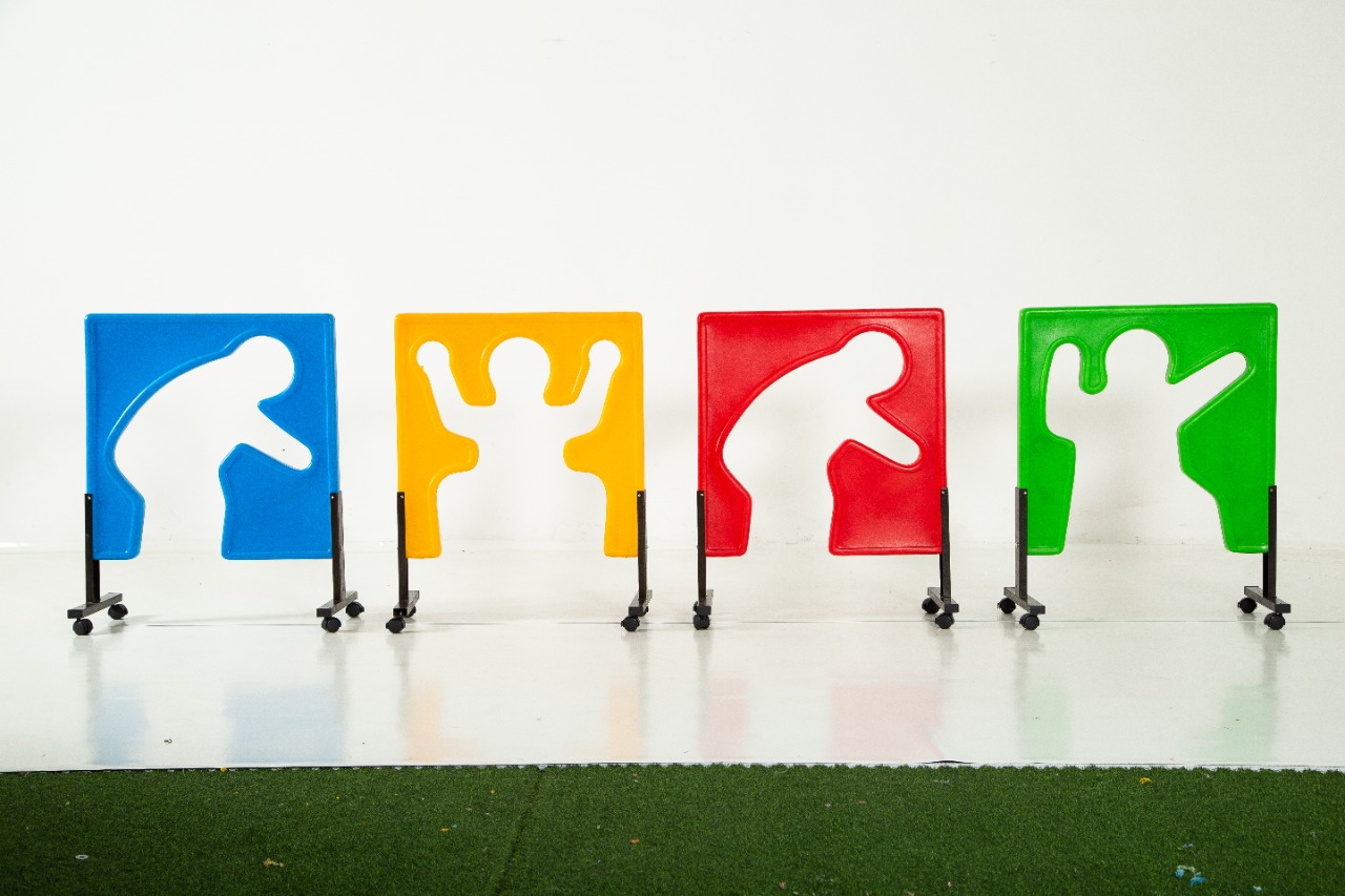 4-Piece Motor Skills Play Set (Indoor/Outdoor) – 100×110×40 cm