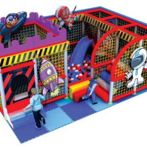 Space-Theme Indoor Playground with Balls & Flooring – 6×4×2.5 m