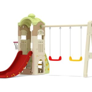 نادي الطفل الكبير مع الزحليقة – 390×95×180 سم
