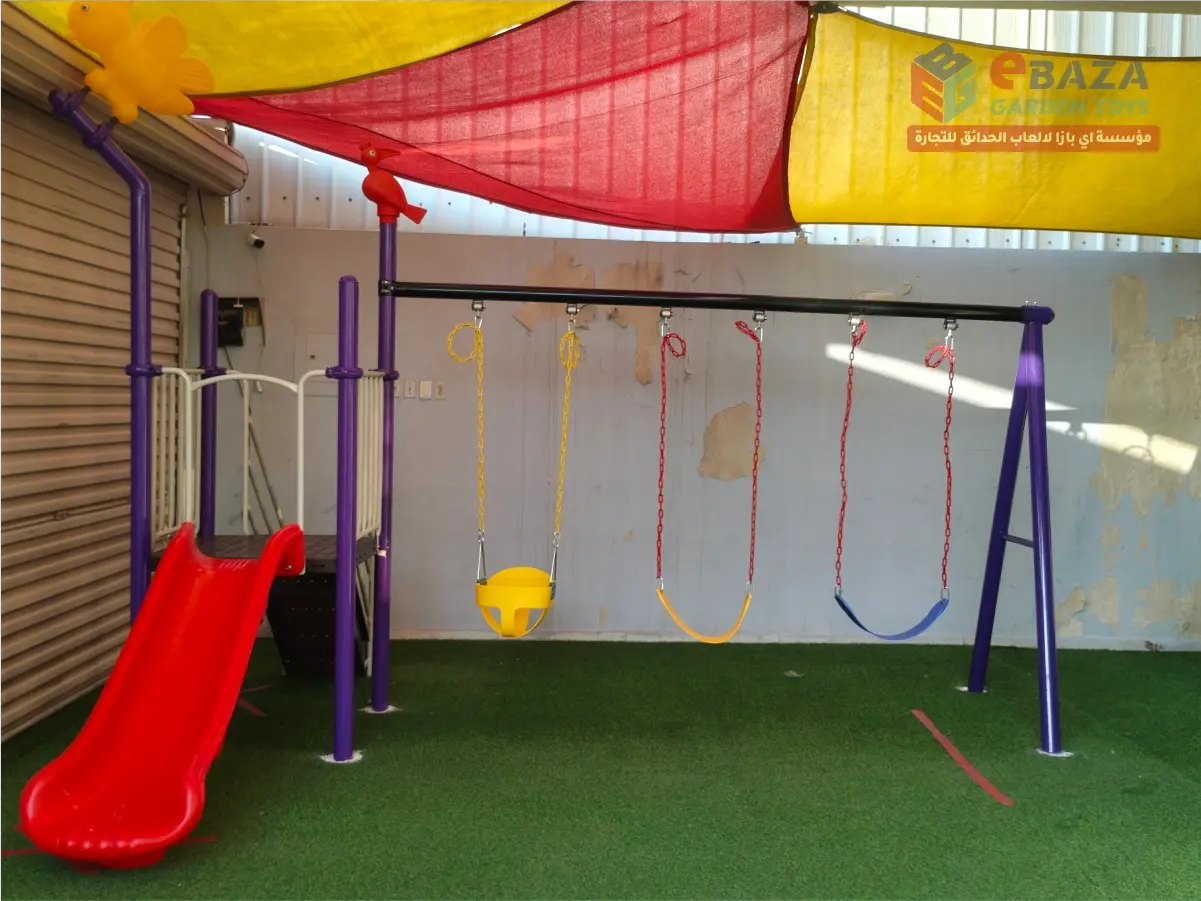 Nursery playground with slide and swings in Al Rawdah Dammam